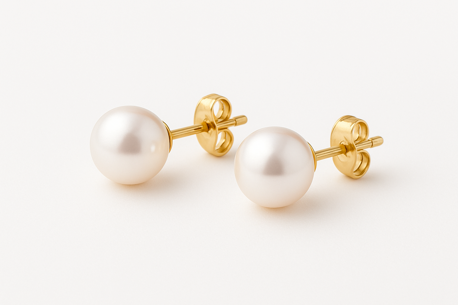 Pearl Stud Earrings